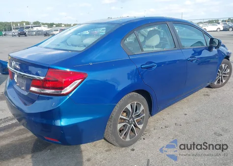 2015 Honda Civic Ex из США, поврежденный, VIN 19XFB2F80FE203418